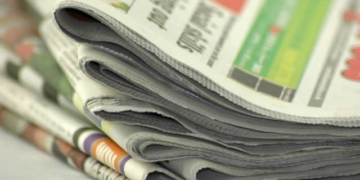 In the newspaper headlines today