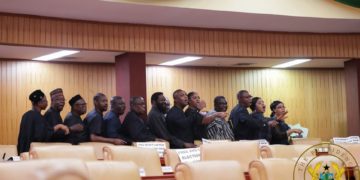 NDC MPs after walking out of parliament came back to collect their jollof and Drinks “Item 13” – Majority Leader