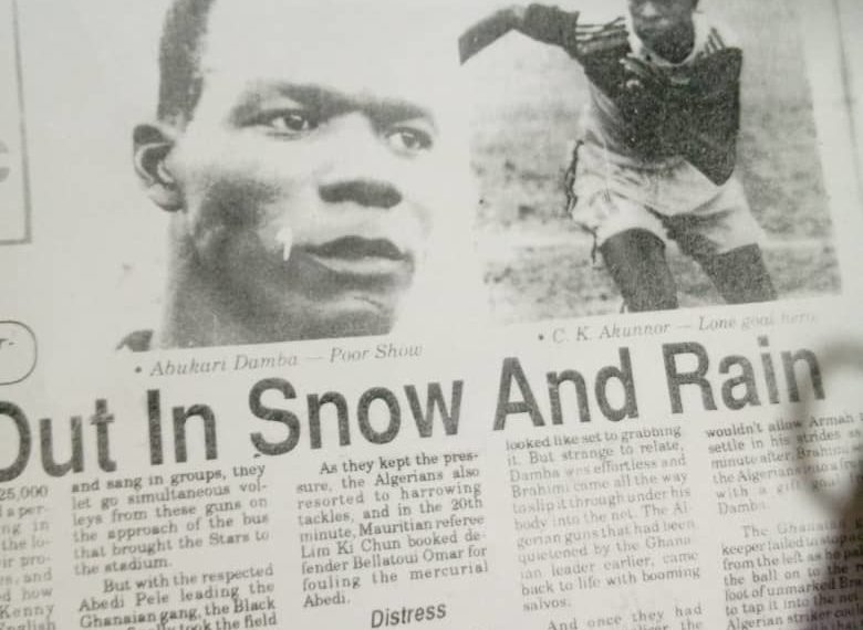 Today In Sports History: Algeria beat Ghana in 1994 World Cup qualifying match