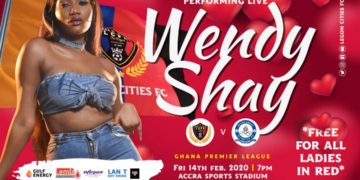 Wendy Shay to rock Accra Sports Stadium in Legon Cities clash with Great Olympics