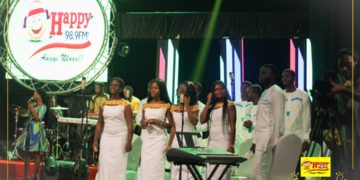 Blessed Choral warms up patrons at HappyFM 2020 mass wedding