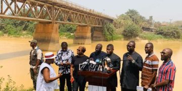 What the NDC said during a press conference on Galamsey along theTwifo Praso river