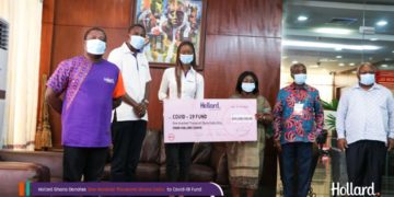 Hollard Ghana donates 100k to Covid-19 fund to support combat efforts