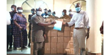 Togbe Afede XIV donates GH 100K to Ho Hospitals to fight Coronavirus