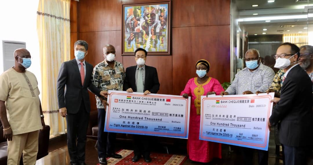 Chinese Amb donates $200.000 to help fight Coronavirus outbreak in Ghana