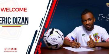 Hearts of Oak sign Ivorian Eric Dizan on a three-year deal
