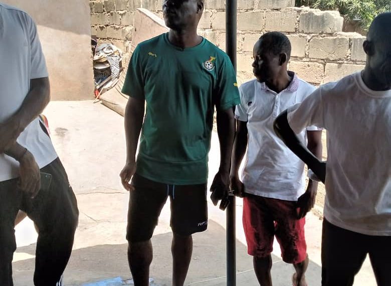 Former Sports Minister Nii Lante Vanderpuye comes to the aid of Liberty Oldies coach