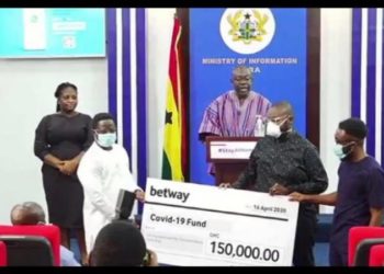 Betway Ghana donates Ghc150K to Covid-19 Trust Fund