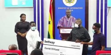 Betway Ghana donates Ghc150K to Covid-19 Trust Fund