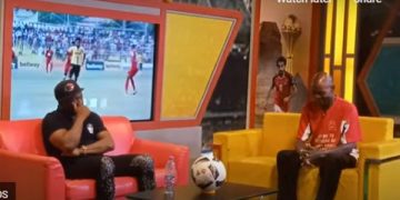 Ghana Legend Abedi Pele cries on national TV after meeting the man who discovered him