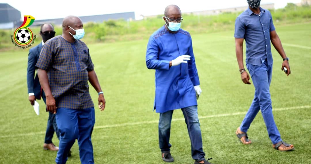 COVID-19 Isolation center: GFA president tours Ghanaman facility