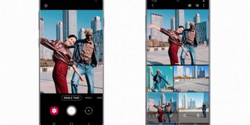 Galaxy S10 (left) and Galaxy Note10