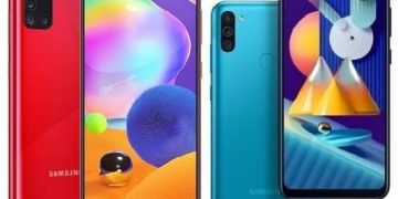 Samsung Galaxy A31 and M11