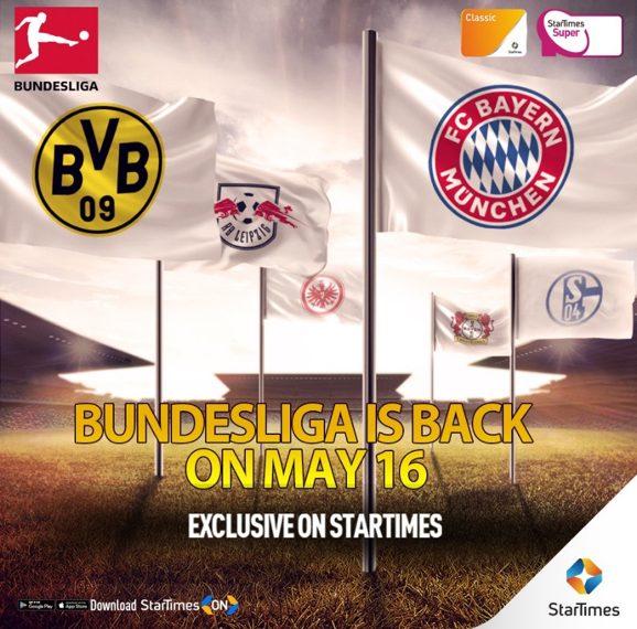 Bundesliga returns, only on StarTimes