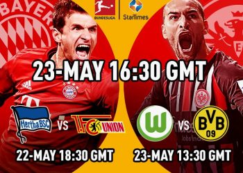 Bundesliga on StarTimes:  Bayern and Dortmund looking for more victories