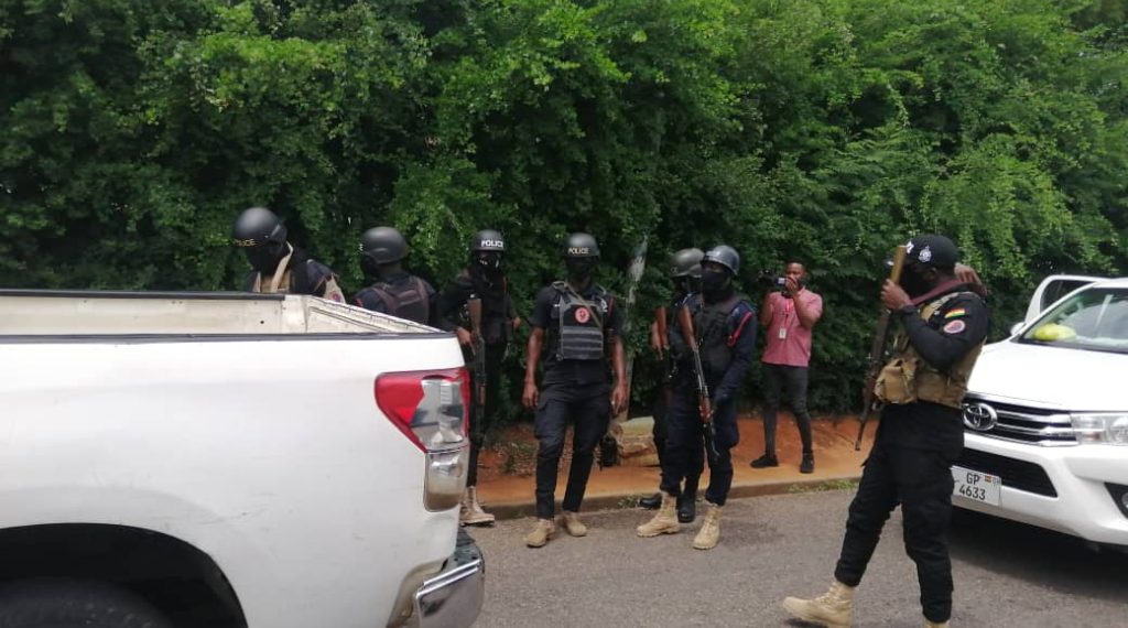 EC’s Advisory Committee meeting underway amid heavy security; NDC absent, PNC walks out