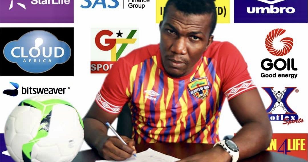 Hearts of Oak announce the signing of Abednego Tetteh on a three-year deal