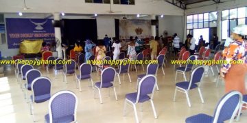 Easing Covid-19 Restrictions: [Photos] How churches observed social distancing protocols