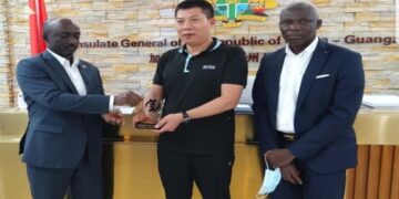 Akwaaba Oil Refinery Ltd donates to Ghana consulate in China