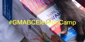 Pictures: NPP Primaries: MP for La Dadekotopon shares blenders to delegates