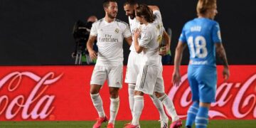 Benzema scores twice in Real Madrid win