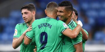 Real Madrid top of La Liga after beating Espanyol