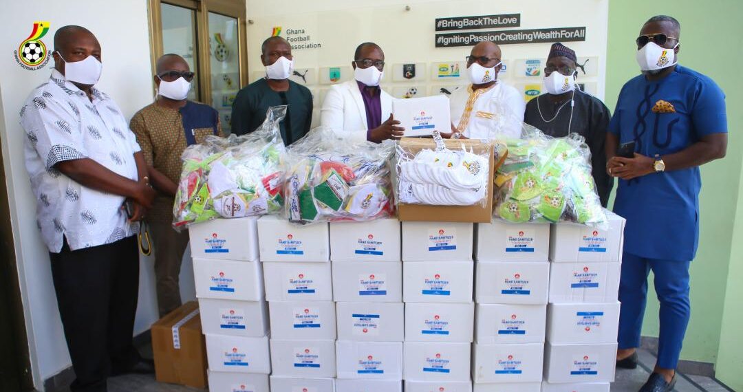 COVID-19 fight: Black Stars donate to GFA
