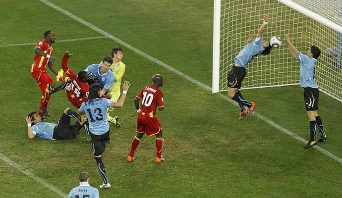 Today In Sports History: Suarez handball denies Ghana World Cup semi-final berth