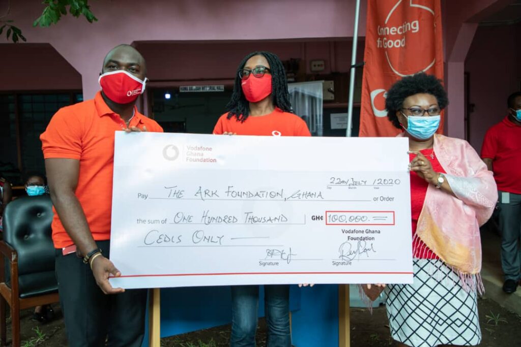 Vodafone employees raise GHS100,000 to support domestic abuse survivors