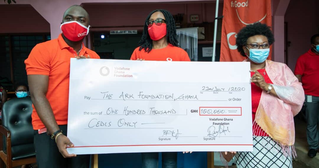 Vodafone employees raise GHS100, 000 to support domestic abuse survivors