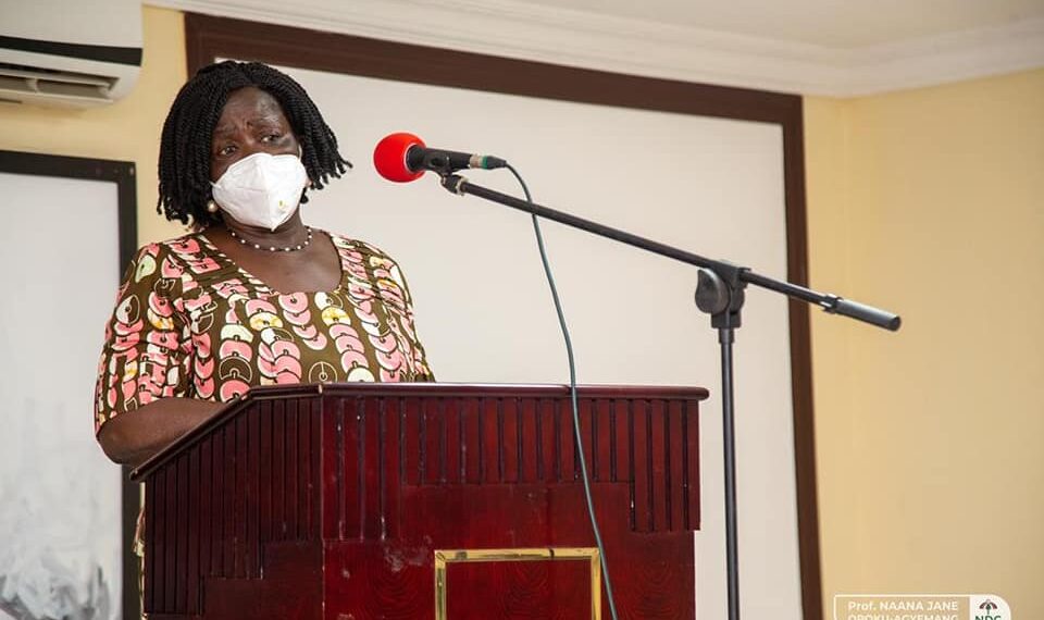 Prof. Naana Opoku-Agyemang pays courtesy call on Greater Accra Regional House of Chiefs