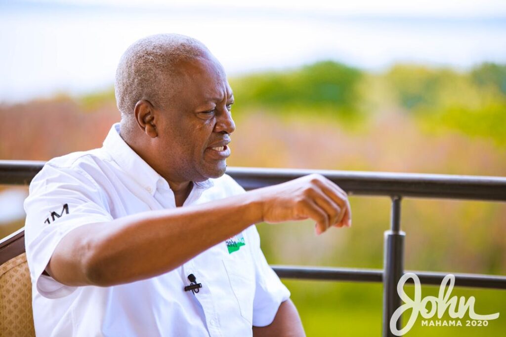 Mahama promises to complete Yeji landing beach