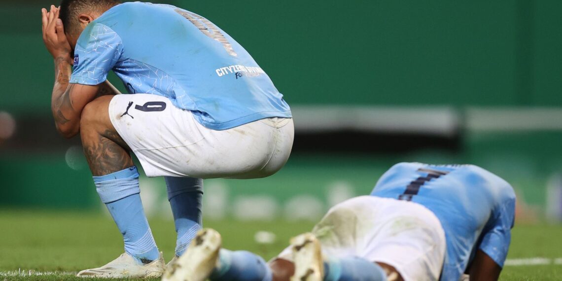 Lyon stun Man City in Champions League