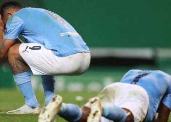 Lyon stun Man City in Champions League