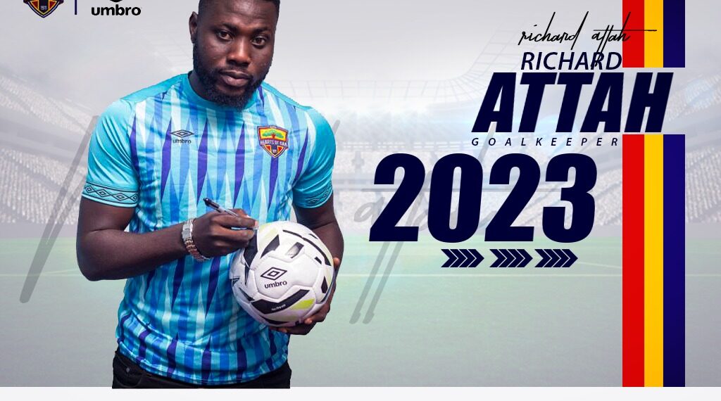 Hearts of Oak goalkeeper Richard Attah delighted with contract extension