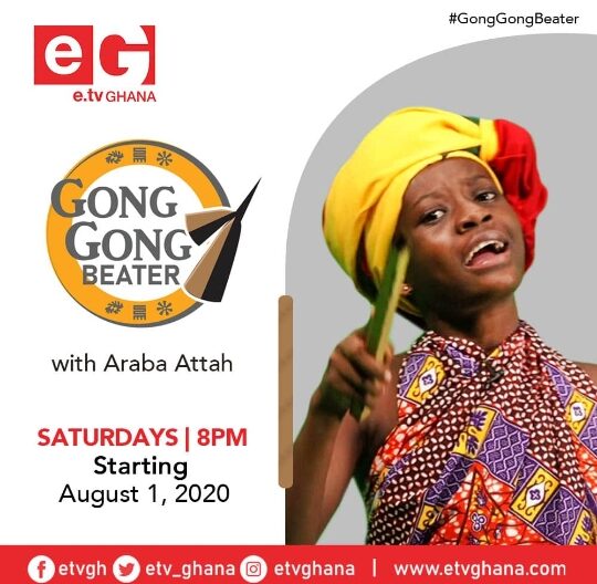 Unveiling the GongGong Beater on e.tv Ghana : Araba Attah