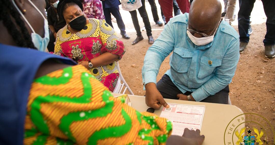 Prez Nana Addo and First Lady register for voter ID