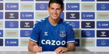 Everton sign James from Real Madrid