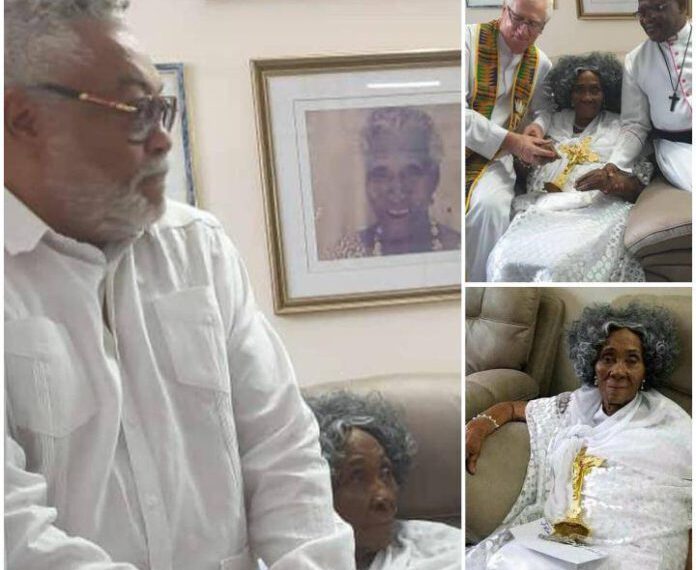 Former President Rawlings losses mother