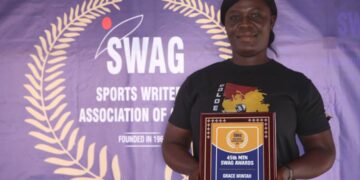 2019 SWAG Awards – Policewoman Grace Mintah and Derrick Kwakye are best Armwtestlers for 2019