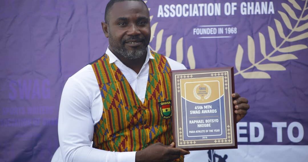 2019 SWAG Awards: Botsyo Nkegbe is Ghana’s top para-athlete for 2019