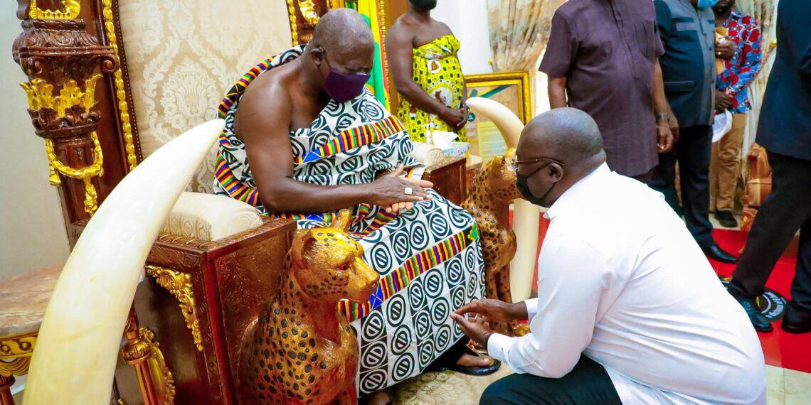 Bawumia assures Asantehene of NPP's commitment to peaceful campaign and elections