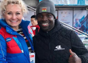 Ghanaian Frimpong arrives in Sochi to train with Russian skeleton team with eye on Beijing 2022