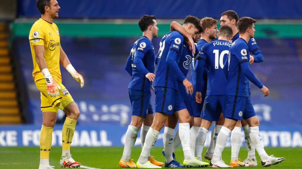Saints snatch draw at Chelsea in six-goal thriller