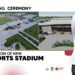 President Akufo-Addo cuts sod for the construction Oti Sports Stadium