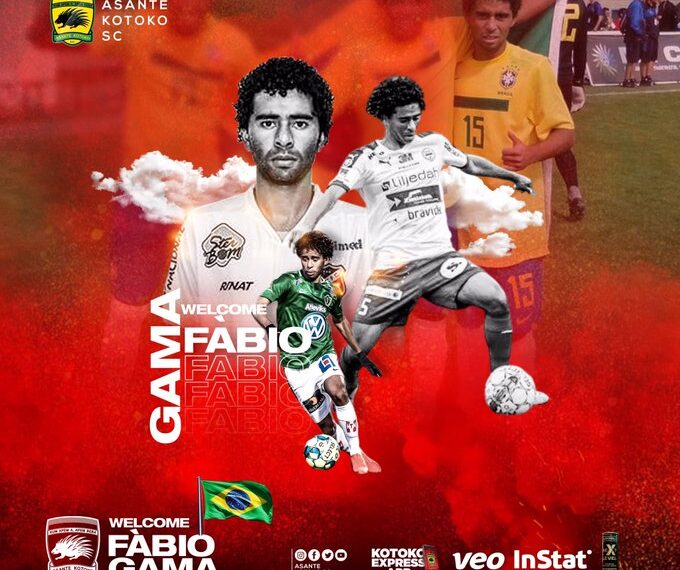 Asante Kotoko sign Brazilian Fabio Gama on a two-year deal