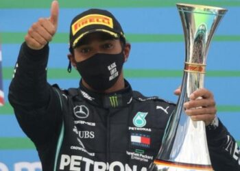 Lewis Hamilton is ‘not done yet’ after equalling Michael Schumacher’s 91 race wins