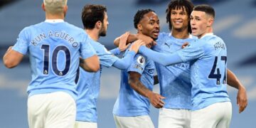 Sterling strike the difference as Man City beat Arsenal