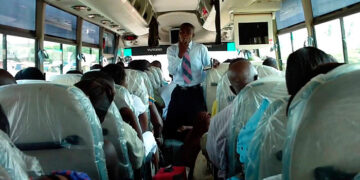 Evangelist shares strategy for taking offering from passengers