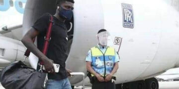 Thomas Partey arrives in London to complete Arsenal move